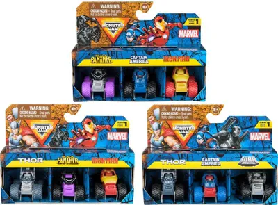 Immagine prodotto di Monster Jam Mini confezione da 3 Marvel