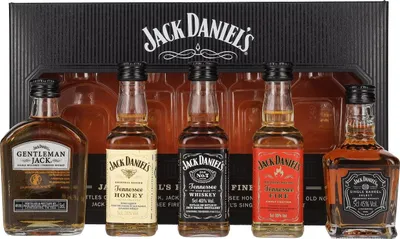 Immagine prodotto di Jack Daniel's FAMILY OF FINE SPIRITS 39% Vol. 5x0,05l in confezione regalo
