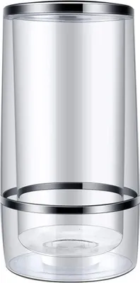 Produktbild von Transparenter Eisbehälter aus Kunststoff, ideal zum Kühlen von Getränken und Bier