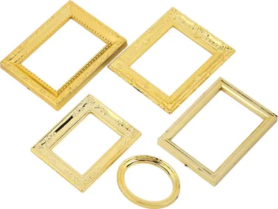 Immagine prodotto di Cornice per specchio per casa delle bambole in scala 1:12, miniatura vintage europea per accessori