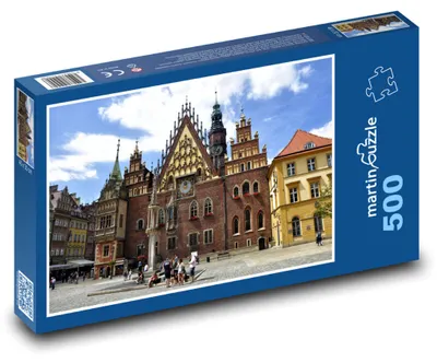 Obrázok produktu pre Puzzle 500 Historické námestie Wrocław - martinpuzzle