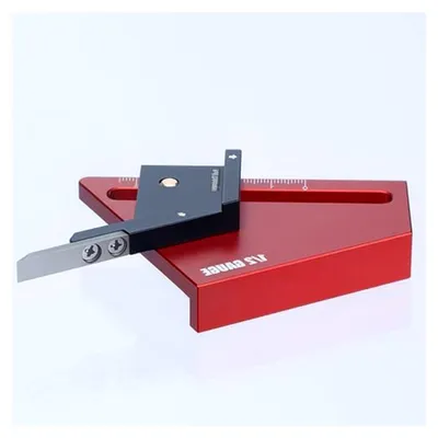Produktbild von Mittelpunktfinder und Zentriermarkierungslehre aus Aluminiumlegierung für Schablonenbohrungen und Dachneigungen bis 58 mm Materialstärke