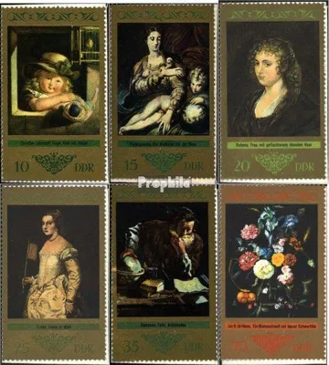 Produktbild von Briefmarken DDR 1973 Mi 1892-1897 (kompl.Ausgabe) postfrisch Staatliche Kunstsammlungen Dresden
