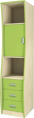 Immagine prodotto di Scaffale "Kombi" 43cm in betulla verde lime (16651)