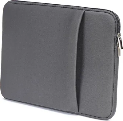 Zdjęcie produktu dla B2015 Etui na laptopa, miękka torba na laptopa 13 cali z zamkiem błyskawicznym, szara