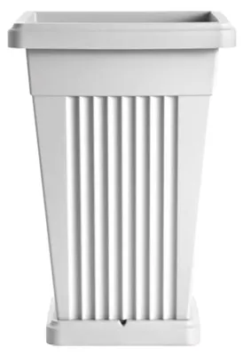 Immagine prodotto di Vaso 'Piramide' Cm 40 X 40 X H 59 Lt. 50 Bianco