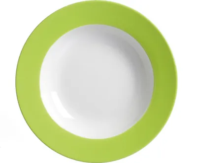 Zdjęcie produktu dla Flirt by R&B DOPPIO, Okrągły, Porcelana, Zielony, 22 cm, 30 mm