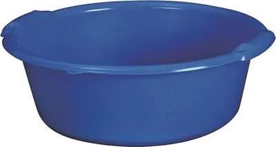 Produktbild von Runde Schüssel 11l D38x16cm Blau - Aluminium und Kunststoff