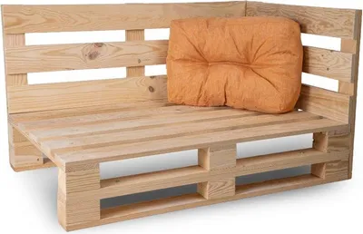 Produktbild von Eckkissen aus polyester BANANAIR 60x40 cm, orange
