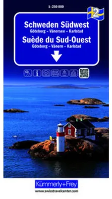 Produktbild von Kümmerly+Frey Regional-Strassenkarte 2 Schweden Südwest 1:250.000