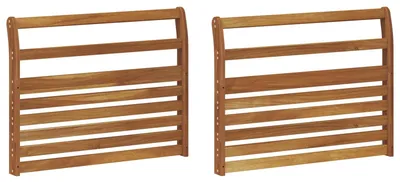 Immagine prodotto di vidaXL Braccioli per divano, 2 pezzi, colore naturale, 78,5 x 8 x 60 cm, legno massello di acacia