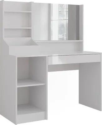 Immagine prodotto di Tavolo da toeletta Vicco Sherry Bianco/bianco lucido 119.8 cm 3 parti, Model 57586