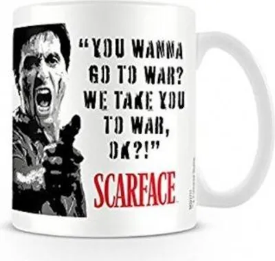 Zdjęcie produktu dla Kubek Scarface Unisex War biały/czarny/czerwony Standard