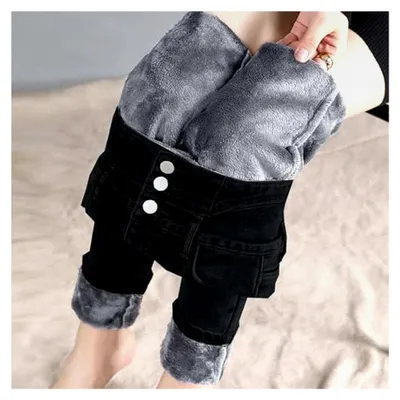 Produktbild von Damen Jeans High Waist Stretch Denim Jeans für Damen Skinny Slim Fit Röhrenjeans Bleistiftjeans Lässige Hosen Arbeitsjeans Stretchjeans Winterjeans Denimhosen