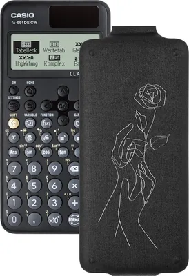 Produktbild von Casio FX-991 DE CW ClassWiz Schulrechner mit Rosen-Bedruckung (Motiv 03)