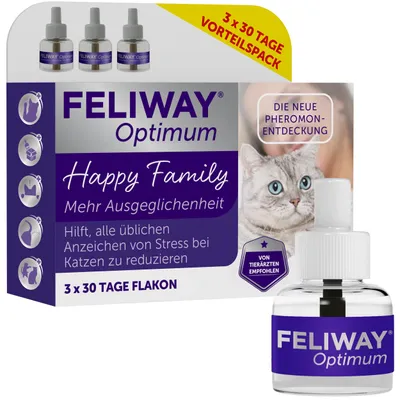 Feromon-Nachfüllpackung 3x48 ml für Katzen, Stressreduktion