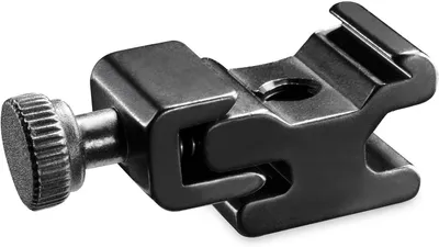 Productafbeelding van Universele flitsschoen met 1/4 inch statiefaansluiting - Robuuste metalen constructie