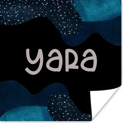 Produktbild von MuchoWow® Poster Yara - Pastell - Mädchen 100x100 cm - Babyzimmer