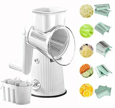 Immagine prodotto di Verdure e formaggi tagliati a mano con 5 lame intercambiabili