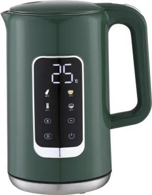 Produktbild von Wasserkocher 2200 Watt 40–100 °C Digitalbildschirm Warmhaltefunktion grün (1 Stück) : grün