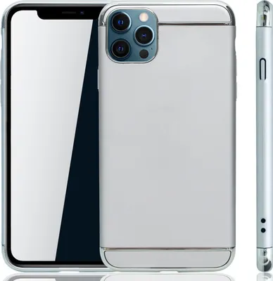 Image de Coque de protection rigide pour Apple iPhone 12 Pro Max, couleur argent