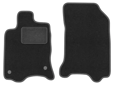 Productafbeelding van Velours voormatten voor Renault Laguna II 2001-2007 (stationwagen/liftback) – 2-delig, grafiet, op maat – Wielganizator LUX