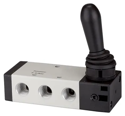 Produktbild von Riegler 5/2-Wegeventil, Handhebelbetätigung, »4H«, rastend, G 1/8