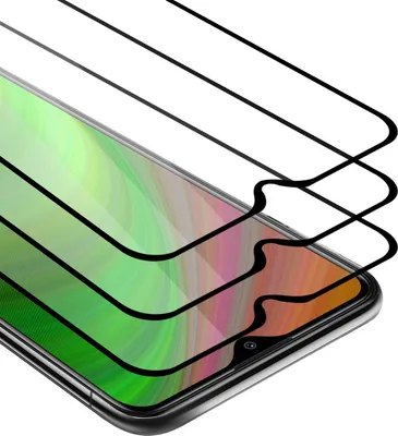 Immagine prodotto di Cadorabo 3x Pellicola protettiva a schermo intero per Xiaomi Redmi 8A in nero Vetro protettivo del display temperato