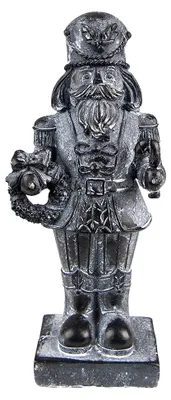 Obrázek produktu pro Clayre & Eef Louskáček figurka 21 cm šedý plast
