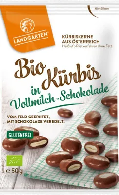 Immagine prodotto di Zucca in cioccolato al latte 50g