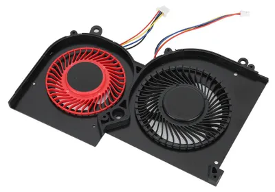 Image de Ventilateur de refroidissement double face pour GPU – Accessoires informatiques compatibles avec les modèles GS65, GS65VR, MS-16Q2 (5 V CC)