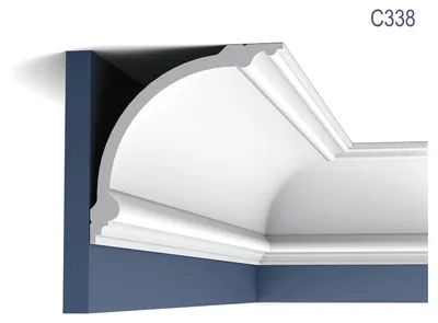 Produktbild von Orac Decor C338 LUXXUS Stuck Zierprofil Decken Zierleiste Wand-Einrichtungs-Leiste 2 m