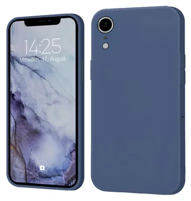 Produktbild von Hülle für iPhone XR Case Cover Bumper Silikon Softgrip Schutzhülle Farbe: Lavendelblau