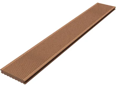 Produktbild von Belladoor | 3,66 m | Braun 27x145x2000mm Bangkirai Terrassendiele, Hartholz, fein oder grob geriffelt, rutschhemmend, astfrei, witterungsbestaendig, Dauerhaftigkeitsklasse 2