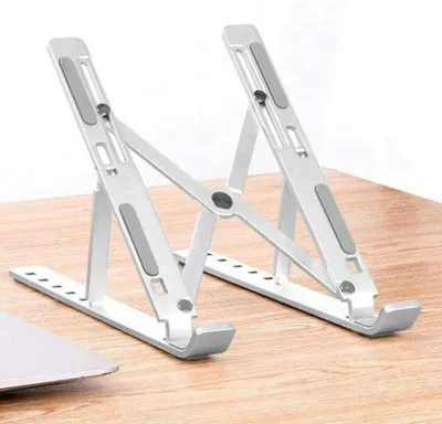 Obrázek produktu pro Stojan na notebook z hliníku – nastavitelný a skládací