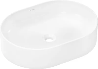 Produktbild von hansgrohe Xuniva U Aufsatzwaschtisch, ohne Überlauf, ohne Hahnloch, 550x400mm, weiß, 60166450