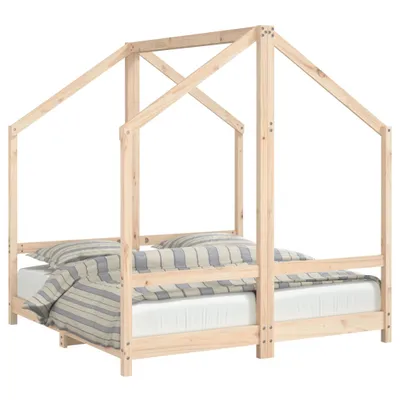 Immagine prodotto di vidaXL Lettino 2x(70x140) cm in legno di pino massiccio
