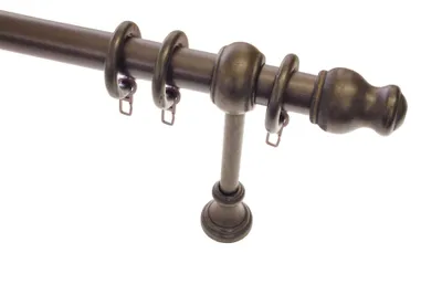 Produktbild von Gardinia Lugano Classic 1-Lauf Ø 28 mm kolonial 160 cm
