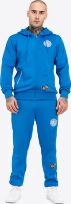 Produktbild von Herren Trainingsanzug mit Kapuze schmale Passform RYLIN Royal Blue/White XL BENLEE