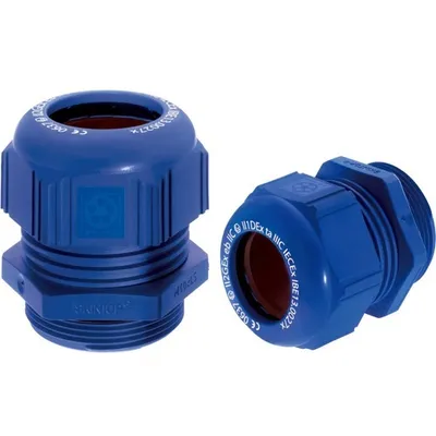 Produktbild von LAPP SKINTOP K-M 16x1,5 ATEX plus blau Verschraubung 54115410