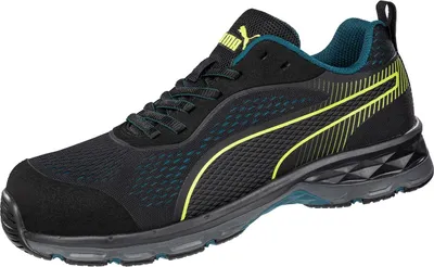 Produktbild von Puma Damen Sicherheitsschuhe FUSE KNIT BLACK WNS S1P nach EN ISO 20345:2011 S1P ESD HRO SRC schwarz  Größe 41