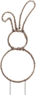 Produktbild von Osterhasen Deko Metallstecker Hase 36cm Naturdeko 4er Set Frühling, 4 Stück