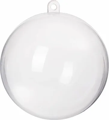 Obrázek produktu pro Vánoční baňka průhledná 6cm