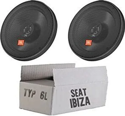 Produktbild von JBL STAGE2 624 | 2-Wege | 16,5cm Koax Lautsprecher - Einbauset passend für Seat Ibiza 6L Front Heck - justSOUND
