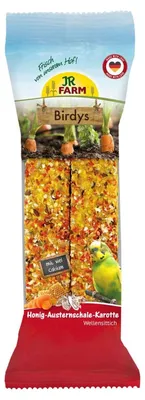 Produktbild von JR Farm Birdys Wellensittich Honig-Austernschale-Karotte 130 g - 5 Stück