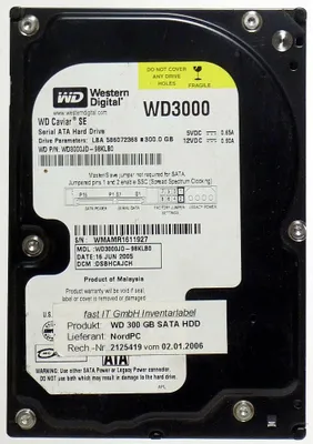 Produktbild von 300GB HDD WD Caviar SE WD3000JD SATA ID12395