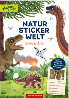 Produktbild von Natur-Stickerwelt - Dinosaurier und Co.