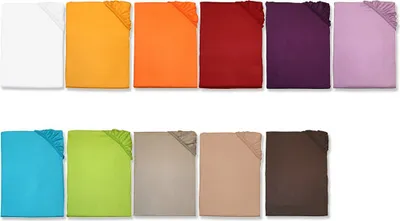 Produktbild von Baumwoll-Satin-Spannbetttuch 100 x 200 cm,  Weiss 90-100x200