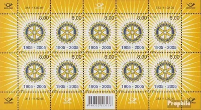 Produktbild von Briefmarken Estland 2005 Mi 505Klb Kleinbogen (kompl.Ausg.) postfrisch Rotary