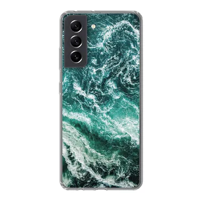Produktbild von MuchoWow® Handyhülle Schutzhülle Hülle für Samsung Galaxy S21 FE Marmor - Gemustert - Natursteine Silikon Softcase Handy Hülle - Mobiltelefonhülle